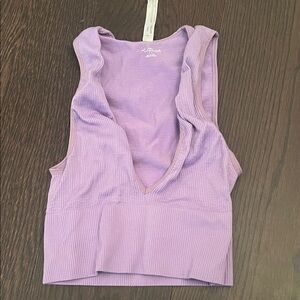 Urban Outfitters Lilac Ribbed Tank Top